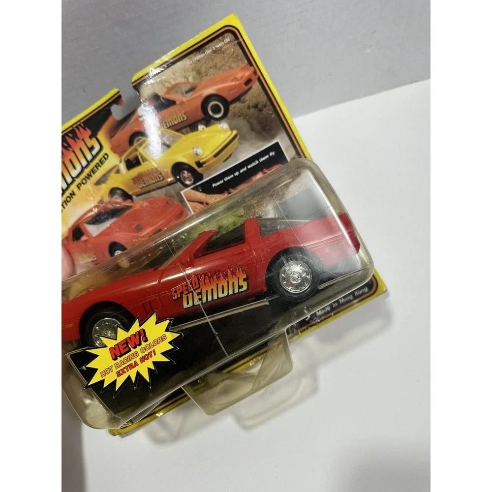 Vintage New Bright Red Corvette Speed Demon 1133 Friction Car Box Damaged‎ RARE